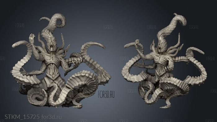 Ruins Madness Nyarlathotep Huge stl model for CNC