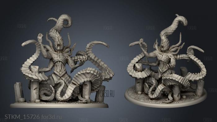 Ruins Madness Nyarlathotep Huge stl model for CNC