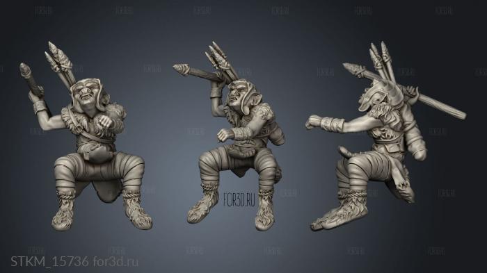 Goblins Goblin Rider stl model for CNC