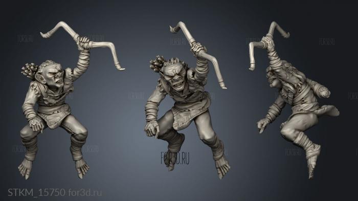 Goblins Goblin Rider stl model for CNC