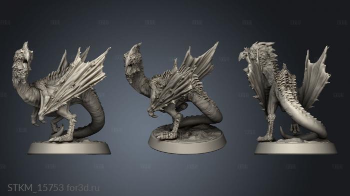 Ghoy Odyssey Enemies Cockatrice stl model for CNC