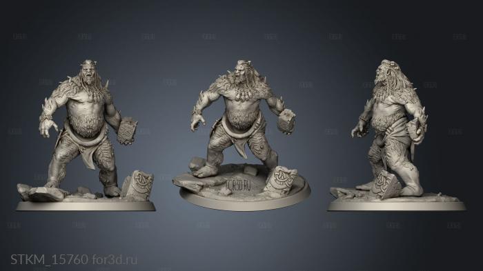 Journey to Valhalla Troll stl model for CNC