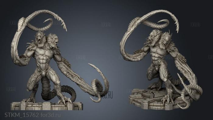 The Demogorgon Tabletop Patron goal Table Top stl model for CNC