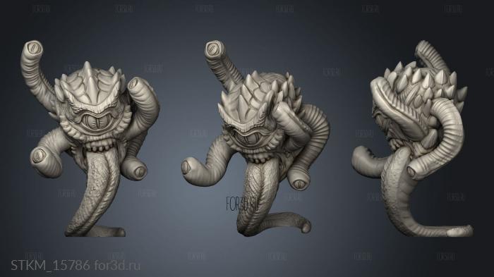 The Monsters thick Watcher Off stl model for CNC