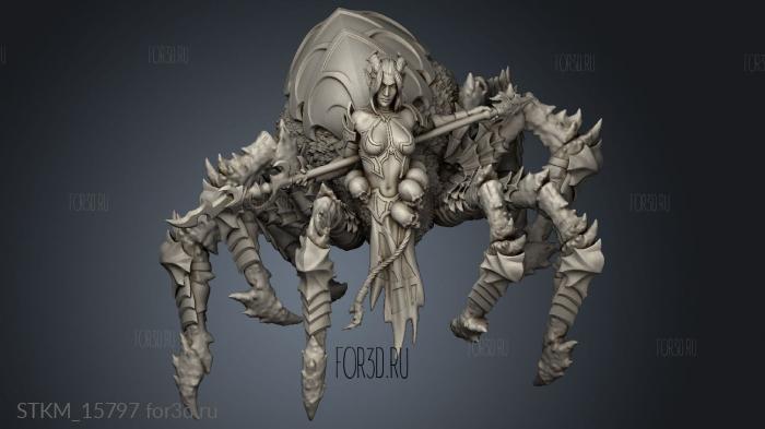 The Queens Web Underworld Arachnis Female stl model for CNC