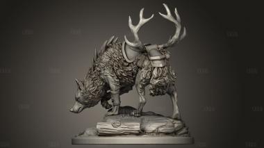 Охотники на Драконов,Волки,Зловещая Лапа 3d stl модель для ЧПУ