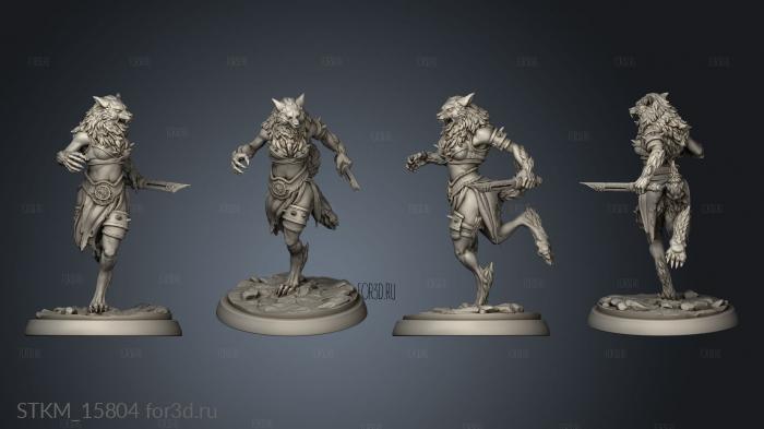 White Werewolf Tavern females female female stl model for CNC