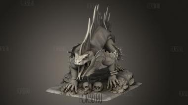 САЛАМАНДРЫ саламандра 3d stl модель для ЧПУ