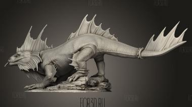 САЛАМАНДРЫ саламандра 3d stl модель для ЧПУ