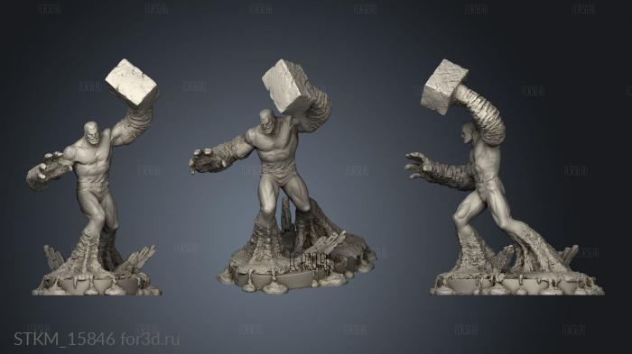 sandman sculpture statue sandman small stl model for CNC