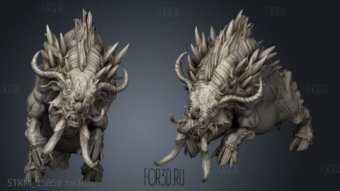 Savage Warboar stl model for CNC