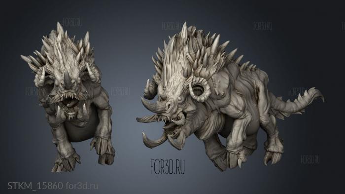 Savage Warboar stl model for CNC