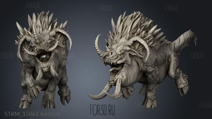 Savage Warboar stl model for CNC