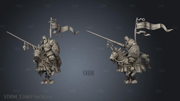 Scarecrow Knight Spear stl model for CNC