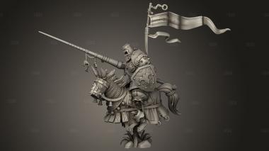 Рыцарь-Пугало с Копьем 3d stl модель для ЧПУ