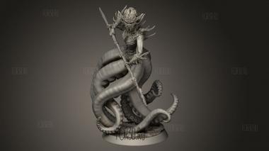 Копье Морского Стража 3d stl модель для ЧПУ