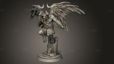 Крылатые Люди-Быки,Люди-Быки 3d stl модель для ЧПУ