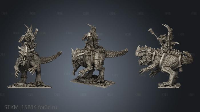 SECOND CARNOSAUR stl model for CNC