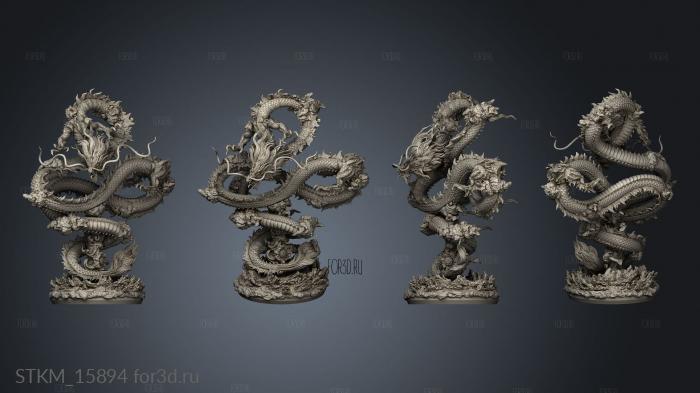 Legends and Gods China Batch Azure Dragon stl model for CNC