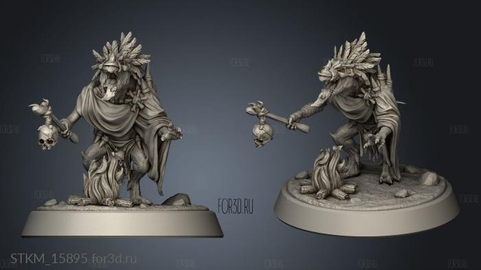 Kobold Shaman Its stl model for CNC