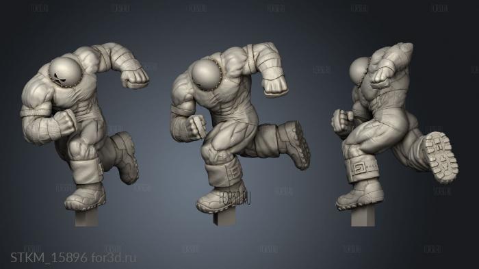 Sentinel Juggernaut stl model for CNC