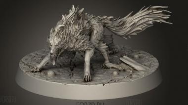 Установите Видящий Canid 3d stl модель для ЧПУ