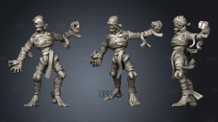 Across the Realms Mummy stl model for CNC