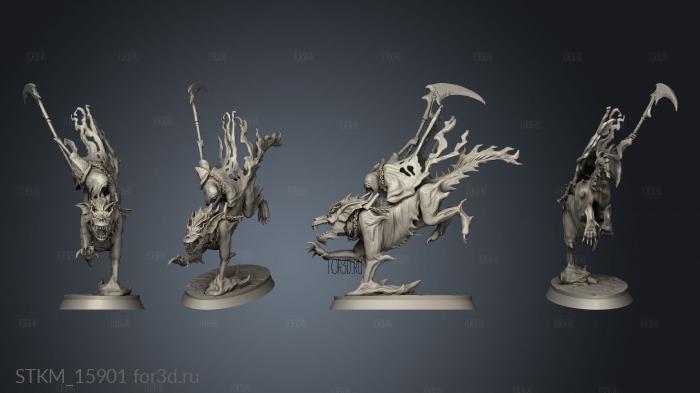 Wraith Mane Reapers Figure stl model for CNC