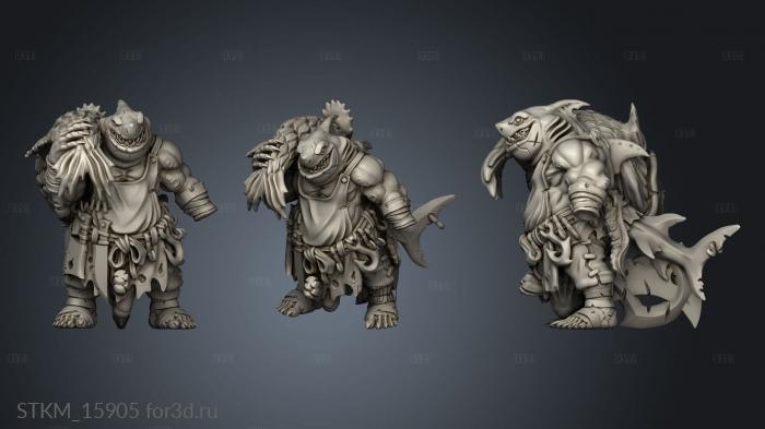 Sharkzerkers Sharkzerker Fishmonger modular stl model for CNC