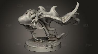 Дремлющий Бог,Демон Страха 3d stl модель для ЧПУ