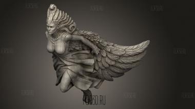 Корабль Эй,Леди Гарпия 3d stl модель для ЧПУ