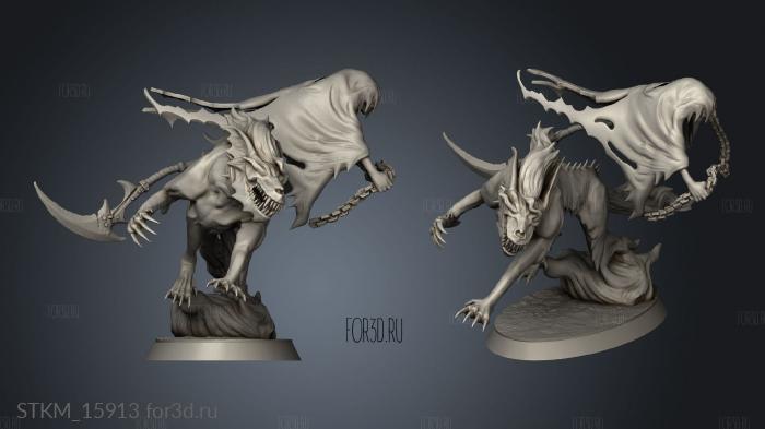 Wraith Mane Reapers Figure stl model for CNC