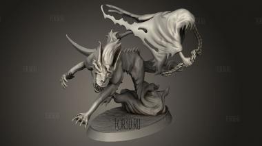 Фигура Призрачных Жнецов с Гривой 3d stl модель для ЧПУ