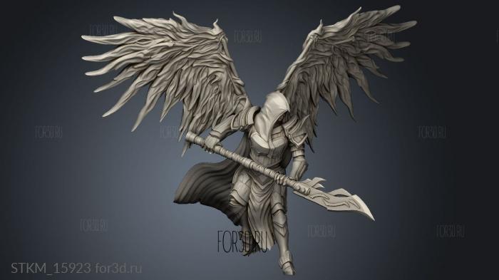 Sicorra Aasimar Paladin Wings Hood stl model for CNC