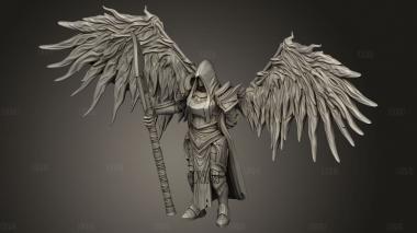 Сикорра Аазимар Крылья Паладина Капюшон 3d stl модель для ЧПУ