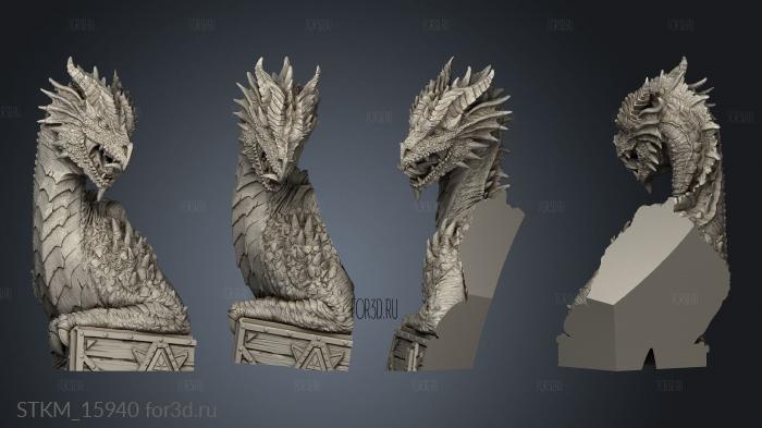 Red Dragon Wyrmling Its stl model for CNC