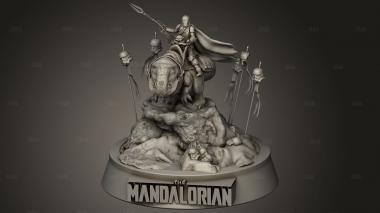Мандо диао лилия замурайб 3d stl модель для ЧПУ