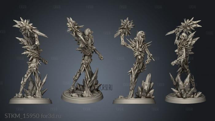 Skeletons Ho rost stl model for CNC