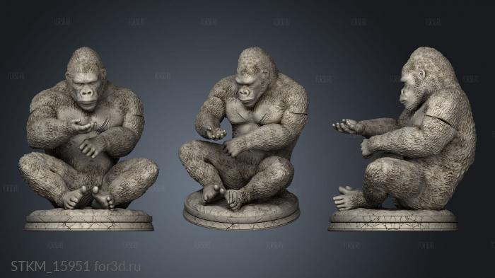 Skorepa King Kong stl model for CNC