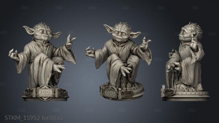 Yoda Star Wars Modes stl model for CNC