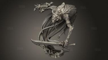 Расстояние Подлого Удара Ножом 3d stl модель для ЧПУ