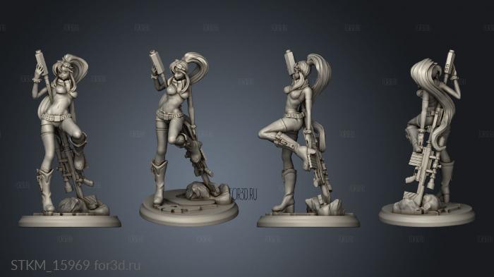 gurren lagann yoko littner character stl model for CNC