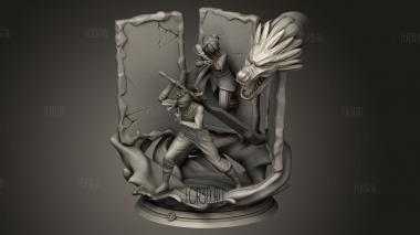 Забуза Хаку 3d stl модель для ЧПУ