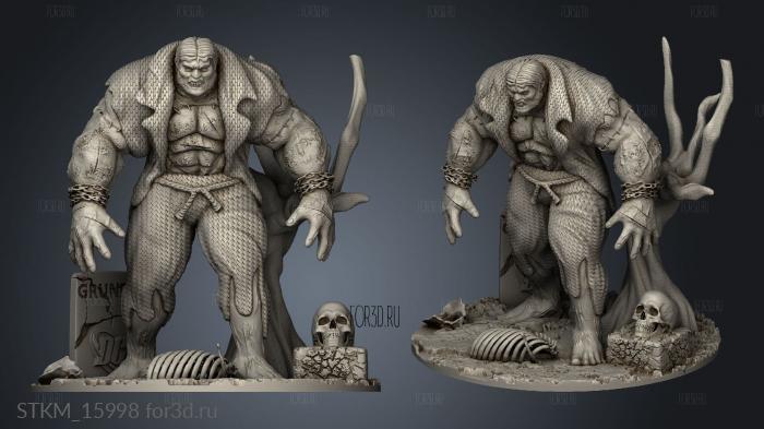 solomon grundy solomon legs stl model for CNC