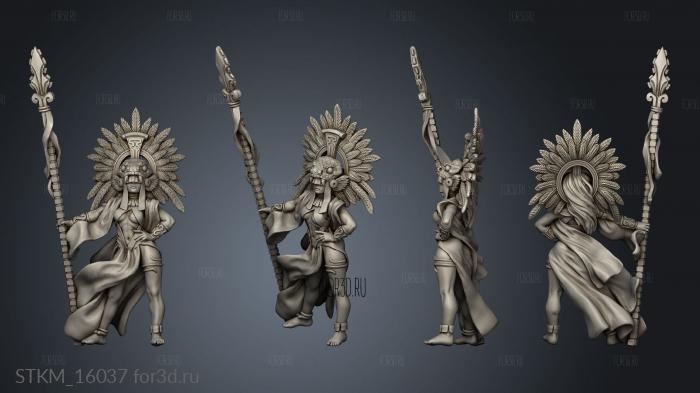 Spell Blades Amazons Priestess Priestess stl model for CNC