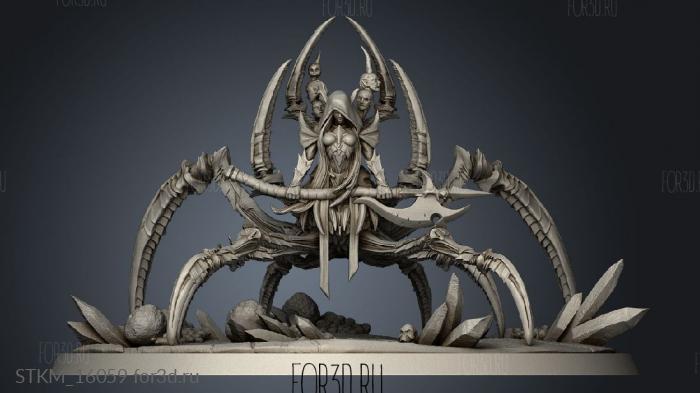 Spiders Faliriah Executioner stl model for CNC