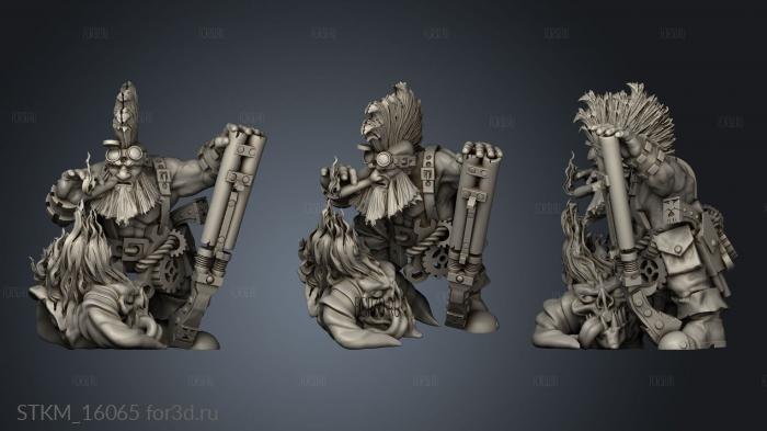 Avatars War Legendary Heroes aow engineers berserker engineer daemon stl model for CNC