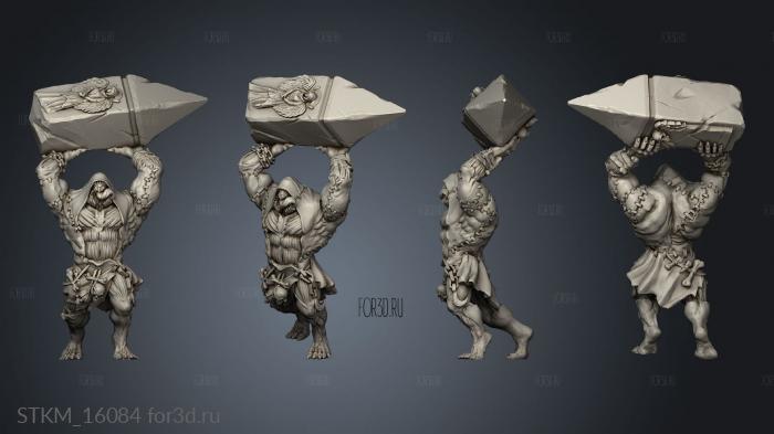 Vampires Flesh Reapers stone stl model for CNC