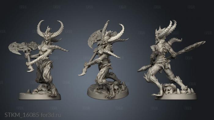 The Dormant God Hatred Fiend stl model for CNC