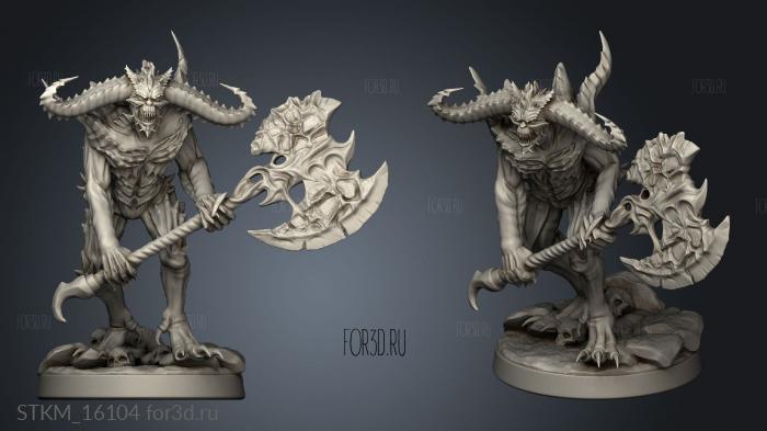 The Dormant God Hatred Fiend stl model for CNC